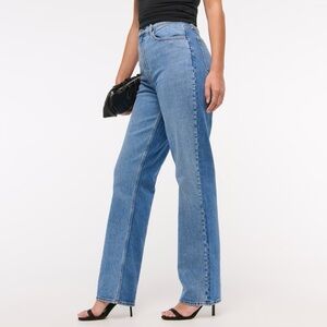 Abercrombie & Fitch Jeans 90s Straight Ultra High Rise Curve Love 4 27 $90